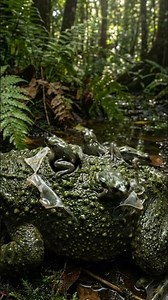 ये मेढक अपनी पीठ में बच्चे पालता है!