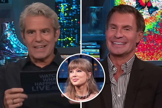 ‘WWHL’: Andy Cohen Warns Jeff Lewis Not To “P*ss Those Swifties Off” After Lewis Says He “Does Not Give A Sh*t” About Taylor Swift’s New Album