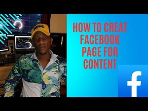 how to create a Facebook page