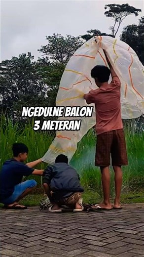 NGUMBOLNE BALON UDARA 3 METERAN BALON PONOROGO VERSI MINI #balonudara
