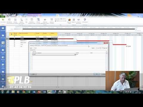 Ms project 2010 tutorial français cours 2/3