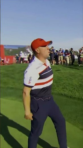 JUSTIN THOMAS WINS HIS SINGLES MATCH 🔥