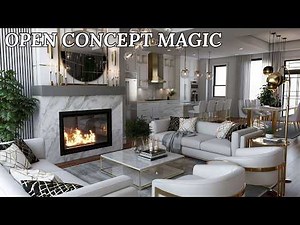 Open Concept Kitchen + Living Room | The Secret to a Perfect Open Concept Layout.