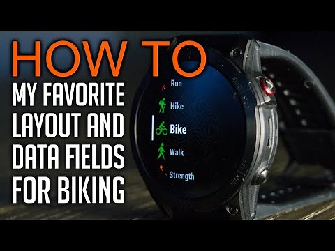 How I set up my biking activity on Garmin
