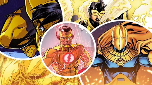 10 Best Yellow Superheroes of All Time (Ranked)