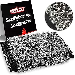 GRILLART SteamWizards Grill Brush Replacement Pad, 1 PCS