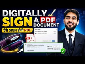 How to Digitally Sign a PDF Document | How to Validate Digital Signature in PDF