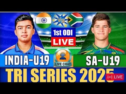 🔴 Live: India U19 vs South Africa U19 | 1st Odi | Score And Commentary | Sa U19 vs Ind U19