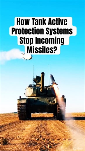 How Tank Active Protection Systems Stop Incoming Missiles? #shorts #reels #defense #military