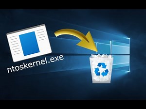 Deleting the kernel while Windows is running