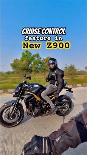 Cruise Control feature in New Z900 2025 #automobile #motorbike #Kawasakiz900