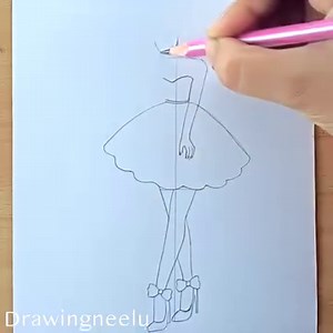 101K views · 3.3K reactions | #DrawingGirl #Pencildrawing #Easydrawing | Drawingneelu | Facebook