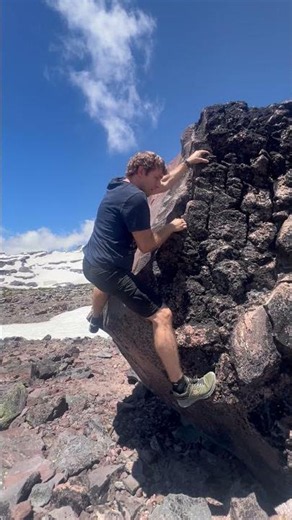 "V2" Boulder On Mount Rainier (2026) #bouldering #climbing