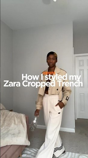 How To Style Zara Cropped Trench Coat