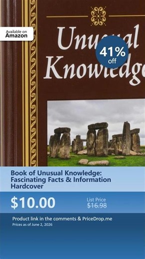 Book of Unusual Knowledge 41% OFF – Only $10.00 Today!