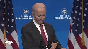 Biden reacts to Trump's refusal to concede the election