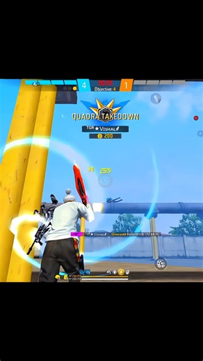 1vs4 in cs| I can clutch |#shorts #freefire #shortsfeed #viral