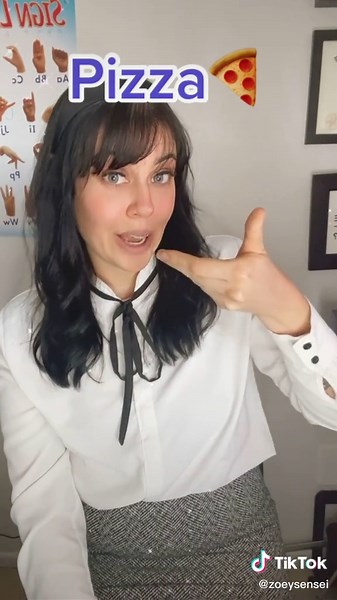 Delicious Fast Food in American Sign Language