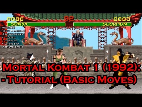 Mortal Kombat 1 (1992) - Basic Moves Tutorial
