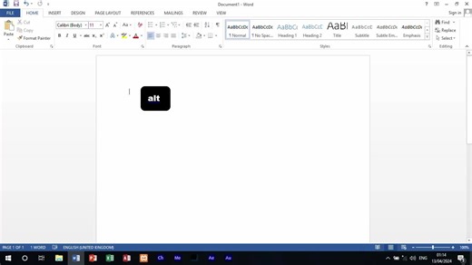 Computer Tips and Tricks no: How to use alt key to activate all menu