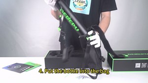 DEDEPU Mini Scuba Tank, 0.5L Scuba Diving Tank for Underwater Breathing, up to 10 Minutes Dive Time Portable Lung Diving Tank with 3000 PSI Max Pressure, Emergency Rescue Pony Bottle