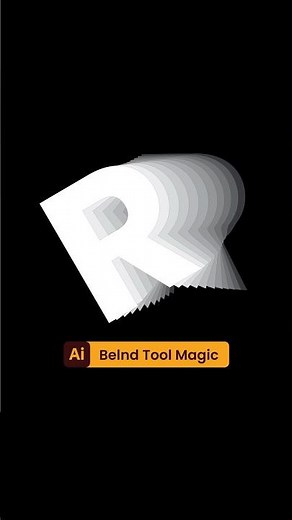 Create Smooth Blends in Illustrator | Blend Tool Tutorial #shorts