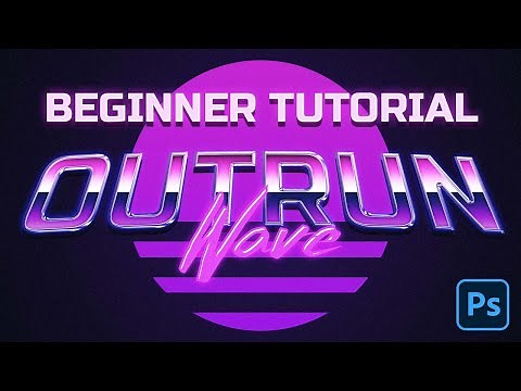 80s Retro Style Text Tutorial for Beginners [Free PSD File]
