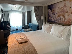 Disney Cruise Destiny | Oceanview Stateroom 7680 Walkthrough Hercules Room Tour