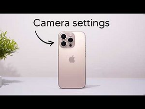 The BEST iPhone Camera Settings For Amazing Photos!