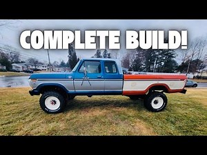 Epic 1979 Ford F-350 Supercab Resto-Mod Complete Build Video