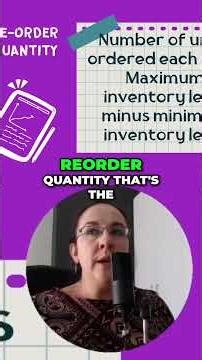 Inventory Management Explained Buffer, Max, Reorder Levels