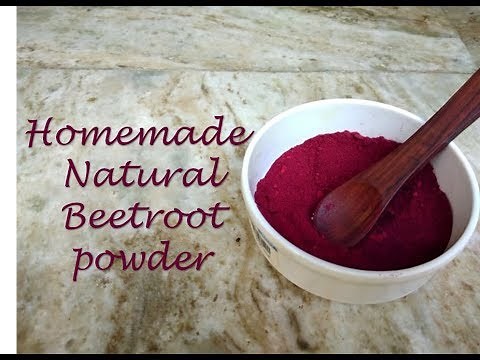 Homemade pure Beetroot powder|How to make beetroot powder