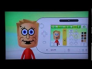 How to make a Spongebob mii