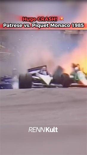 When F1 cars EXPLODED on impact 🤯 (Monaco 1985)