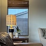 ARLO BLINDS Sheer Bamboo Roman Shades with Valance - Tuscan, 34" W x 60" H - Light Filtering Cordless Blinds for Interior Windows - Real Natural Bamboo Material - Mounting Hardware Included