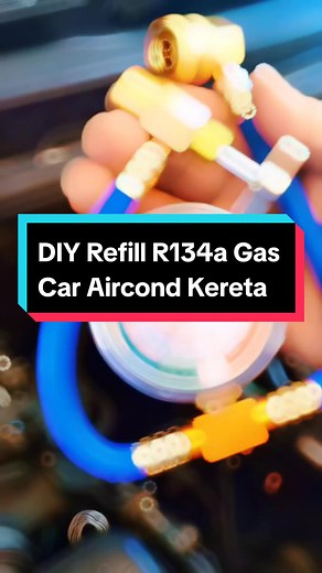 DIY Refill R134a Gas for Car Air Conditioning | Quick and Easy Tutorial
