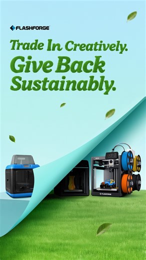 Thinking about trading in your old 3D printer? It's easy — just 5 simple steps! ♻️ Flashforge Trade-In Program is open from August 1–31.  Start your application here: https://bit.ly/FFTrade-in #Flashforge #TradeIn #3DPrinter #3DPrinting | Flashforge | Facebook