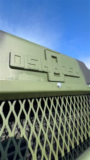 We just finished a MK29A1 Oshkosh Dump Truck! It only has 262 hours on the C12 Caterpillar engine, and was just serviced by our shop! #oshkosh #dumptruck #dieselpower | Midwest Military Equipment