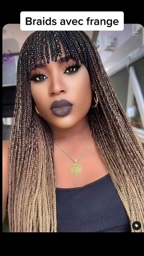 Braids avec frange - Dreadlocks Hairstyles with Fringe Ideas 2024