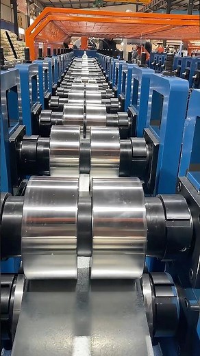 Roll forming TWIN system for Fencing Post and Rail#rollformingmachine #rollformingline #metalforming