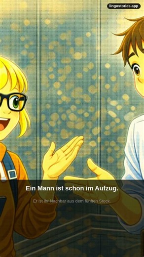 Learn German: Smalltalk im Aufzug #german #A1