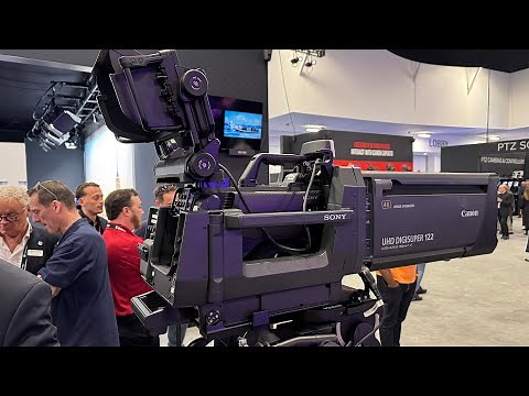 Canon UHD-DIGISUPER 122 'Novel Look' lens First Look NAB 2025