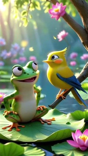 The Green Frog’s Big Surprise Adventure 🐸✨ | Kids Animation