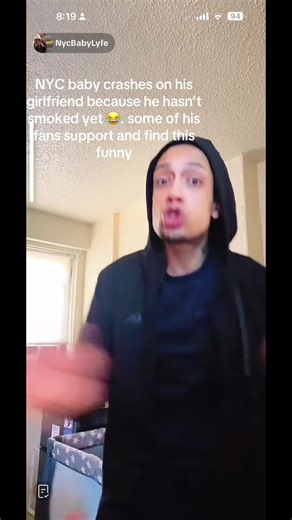 bro ain’t hit the blunt and start buggin i felt bad for shawty 😂#viral #fyp @NycBabyLyfe