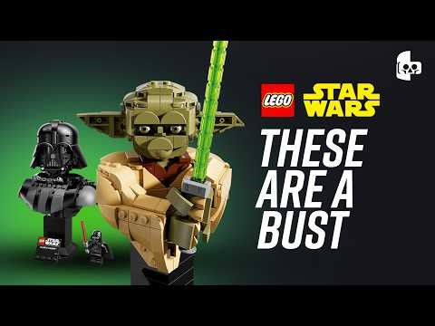 LEGO Star Wars Yoda and Darth Vader Busts OFFICIAL REVEAL