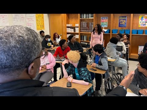 Destiny is in class when the Principal comes in and makes everyone sing Happy Birthday to her