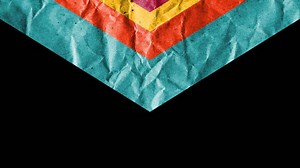 Crumpled Paper Arrow Transition Animation