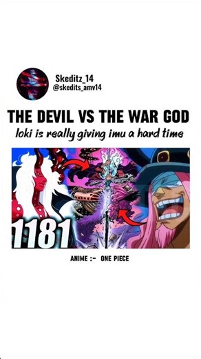 one piece imu vs loki #anime #onepiece #imu #loki #fyp #amv