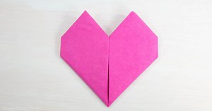 Easy Heart Napkin Fold Instructions (w. Video) - Press Print Party!
