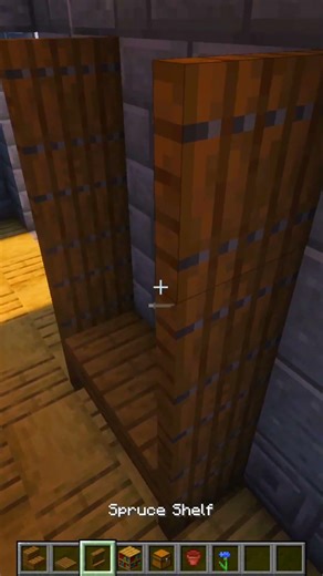 Minecraft Bookshelf Design